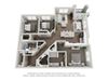 Talus Flats Apartments C1 Floor Plan
